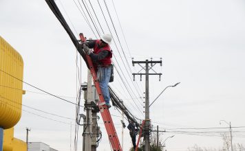 Talca despeja su cielo urbano: más de 1.500 metros de cables retirados y 5.000 metros ordenados